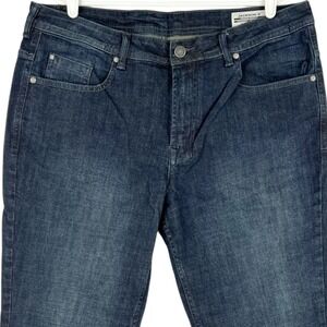 Buffalo David Bitton Men Jackson-X Straight Stretch Blue Denim Jeans 38x30 NWT